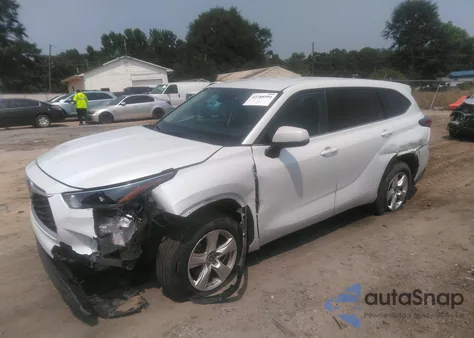 2023 Toyota Highlander L из США, поврежденный, VIN 5TDKDRAH4PS501003